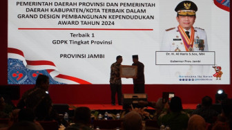 Rancang Pembangunan Kependudukan Berkualitas, Jambi Terbaik I GDPK Award 2024